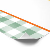 Begrüßungszeichen des Erntedanks, Abendessen der F Poster (Ecke)