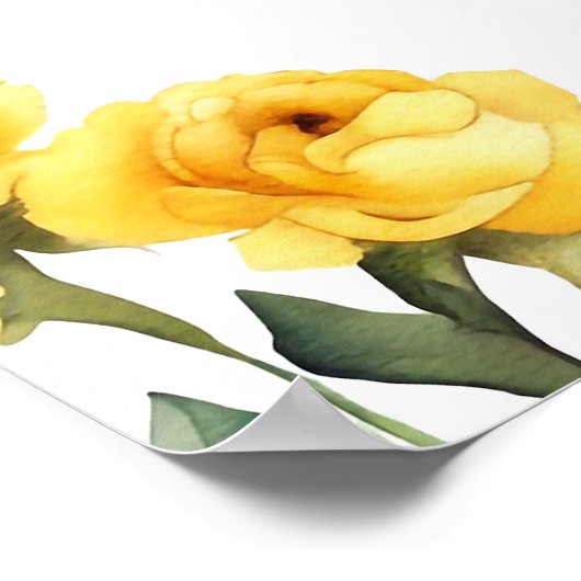 Begrüßungszeichen des Haldi-Indischen Hochzeitelef Poster (Ecke)