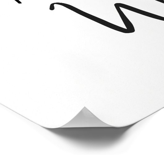 Begrüßungszeichen des handgezogenen Champagnerturm Poster (Ecke)