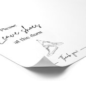 Begrüßungszeichen des Mietshauses Poster (Ecke)