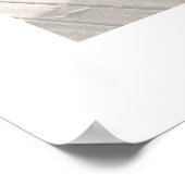 Begrüßungszeichen des modernen Fotos Poster (Ecke)