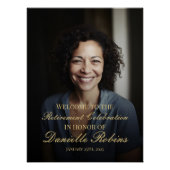 Begrüßungszeichen des Party für die Altersversorgu Poster (Vorderseite)