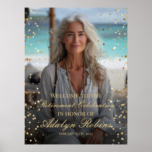 Begrüßungszeichen des Party für die Altersversorgu Poster (Vorne)