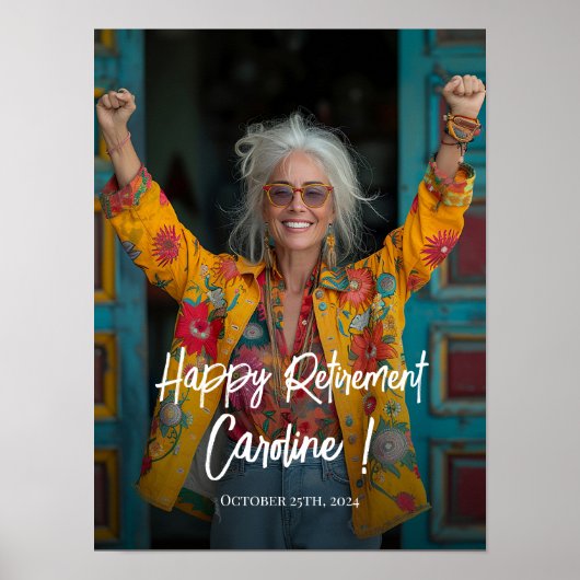 Begrüßungszeichen des Party für die Altersversorgu Poster (Vorne)