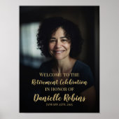 Begrüßungszeichen des Party für die Altersversorgu Poster (Vorne)