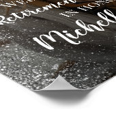 Begrüßungszeichen des Party für die Altersversorgu Poster (Ecke)