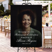 Begrüßungszeichen des Party für die Altersversorgu Poster