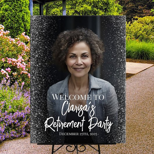 Begrüßungszeichen des Party für die Altersversorgu Poster