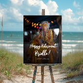 Begrüßungszeichen des Party für die Altersversorgu Poster