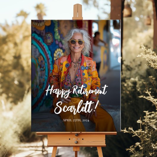 Begrüßungszeichen des Party für die Altersversorgu Poster