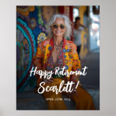 Begrüßungszeichen des Party für die Altersversorgu Poster (Vorne)