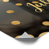 Begrüßungszeichen des Party für die Altersversorgu Poster (Ecke)