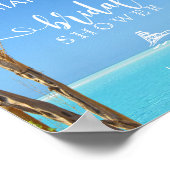 Begrüßungszeichen | Floral Wedding Gate Brautparty Poster (Ecke)