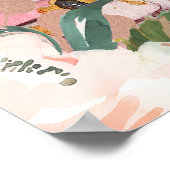 Begrüßungszeichen für 24x36 Zoll Brautparty Poster (Ecke)