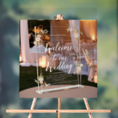 Begrüßungszeichen für Acrylhochzeiten Acrylschild (Neutral)