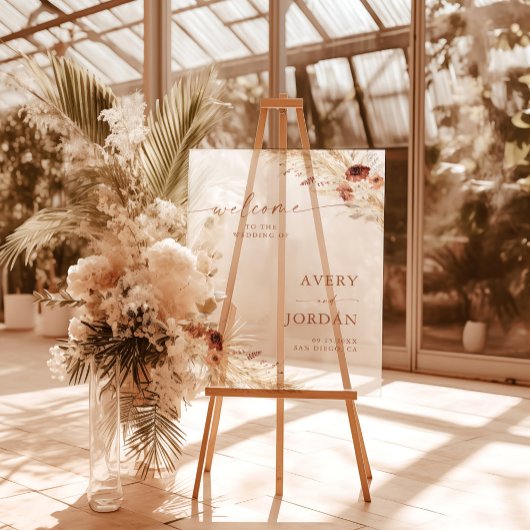 Begrüßungszeichen für Akryllische Hochzeiten, Begr Acrylschild