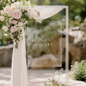 Begrüßungszeichen für akryllische, moderne Minimal Acrylschild