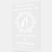 Begrüßungszeichen für akryllische Schneeflocke Acrylschild (Winkel)