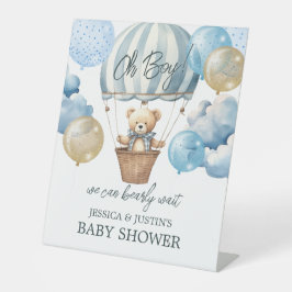 Begrüßungszeichen für Baby-Dusche Sockelschild