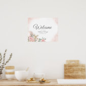 Begrüßungszeichen für Beach Floral Poster (Küche)