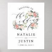 Begrüßungszeichen für Blumenzwiebeln im Sommer Poster (Vorne)