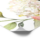 Begrüßungszeichen für Brunch und Bubbly Brautparty Poster (Ecke)