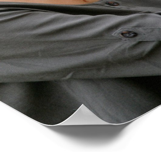 Begrüßungszeichen für das Black Gold Foto Poster (Ecke)