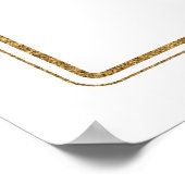 Begrüßungszeichen für das Burgundy Arch Fall Braut Poster (Ecke)