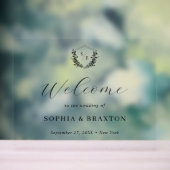 Begrüßungszeichen für das elegante Wappen Acrylschild (Neutral)