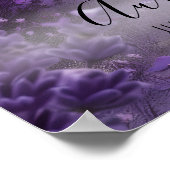 Begrüßungszeichen für das Lavenderfeld Poster (Ecke)