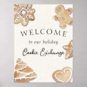 Begrüßungszeichen für den Holiday Cookie Exchange Poster (Vorne)
