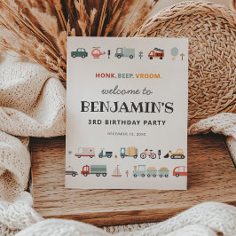 Begrüßungszeichen für den modernen Transport Sockelschild