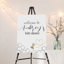 Begrüßungszeichen für die Babydusche "Mama-to-bie"