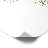 Begrüßungszeichen für die Foliage - 18 x 24 Poster (Ecke)