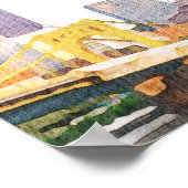 Begrüßungszeichen für die Hochzeitsfeier von Pitts Poster (Ecke)