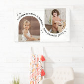 Begrüßungszeichen für doppeltes Foto Banner (Insitu)