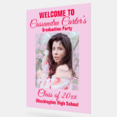 Begrüßungszeichen für ein elegantes Graduate Foto Acrylschild (Winkel)