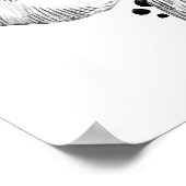 Begrüßungszeichen für Elephant Baby Dusche Poster (Ecke)