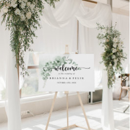 Begrüßungszeichen für Eukalyptus Foliage Poster