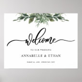 Begrüßungszeichen für Folienstreifen Poster (Vorne)