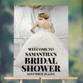 Begrüßungszeichen für Foto Akryllisches Brautparty Acrylschild (Neutral)