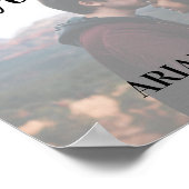 Begrüßungszeichen für Foto Poster (Ecke)