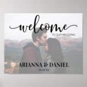 Begrüßungszeichen für Foto Poster (Vorne)