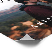 Begrüßungszeichen für Foto Poster (Ecke)