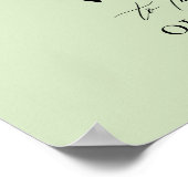 Begrüßungszeichen für Foto Poster (Ecke)