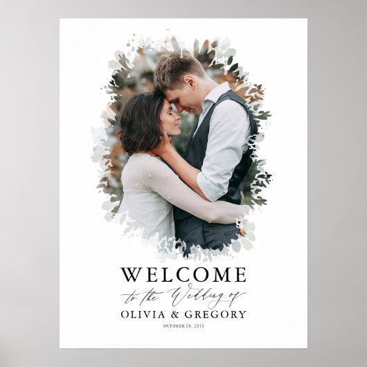 Begrüßungszeichen für Foto Poster (Vorne)