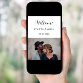 Begrüßungszeichen für Fotos Poster