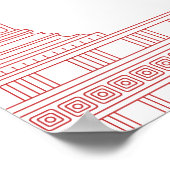 Begrüßungszeichen für Göttin-Party Poster (Ecke)