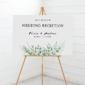 Begrüßungszeichen für Grüne Hochzeit Poster