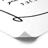 Begrüßungszeichen für handgezeichnete Flüsterneihe Poster (Ecke)